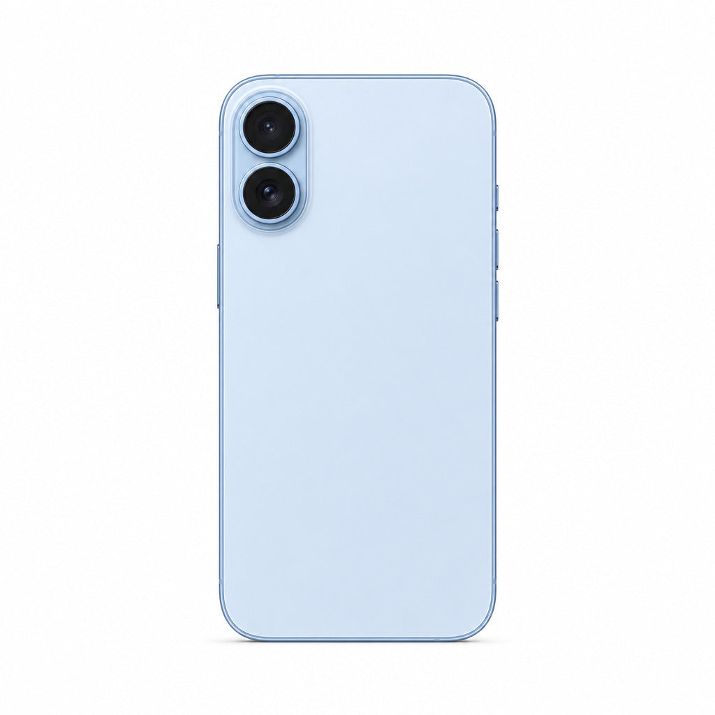 Handyhülle für iPhone 17 in Mist Blue – minimalistisches ZOARA Case aus der Schweiz