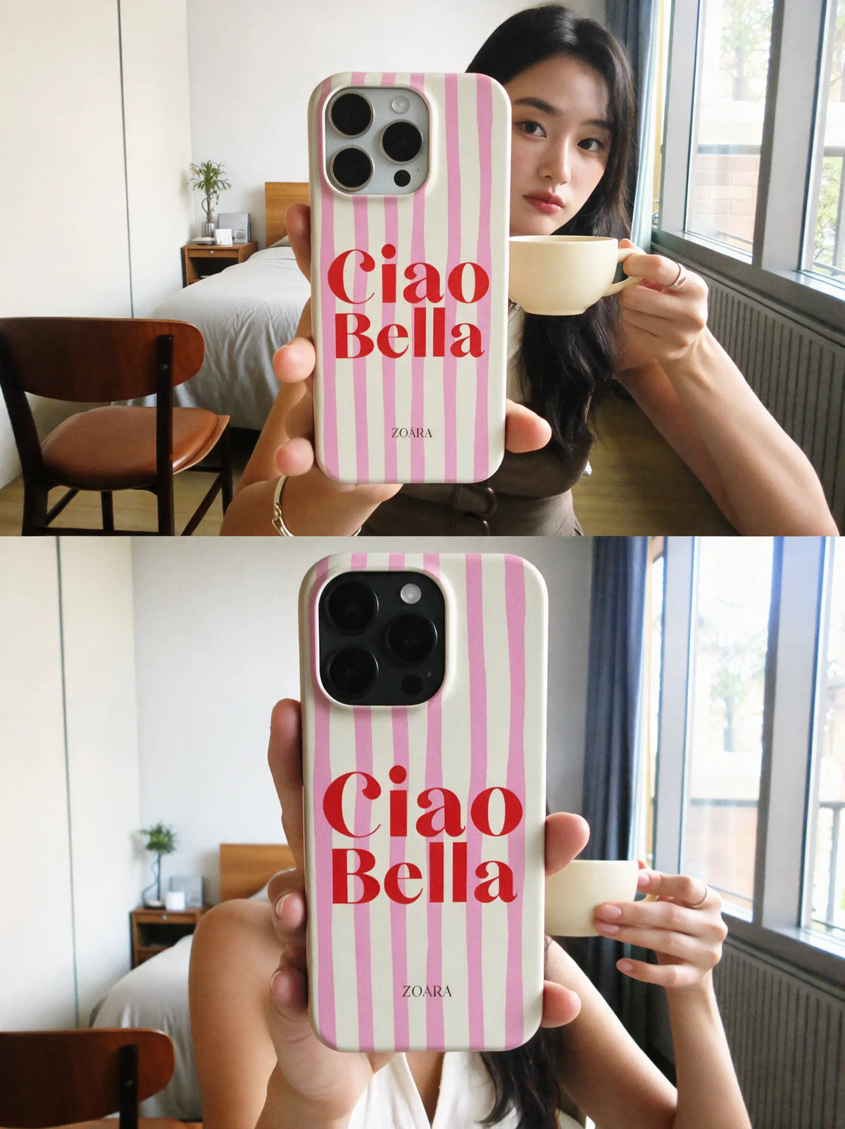Ciao Bella Case – Statement Handyhülle in Rosa