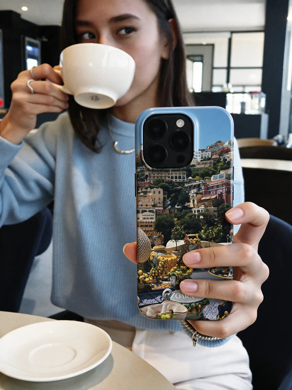 Sorrento Vibes Case – Aesthetic Handyhülle mit Amalfi-Motiv in Bunt