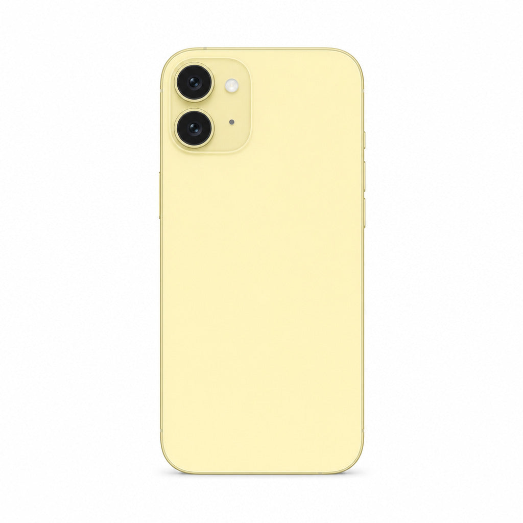 Handyhülle für iPhone 15 in Pastel Yellow – minimalistisches ZOARA Case aus der Schweiz