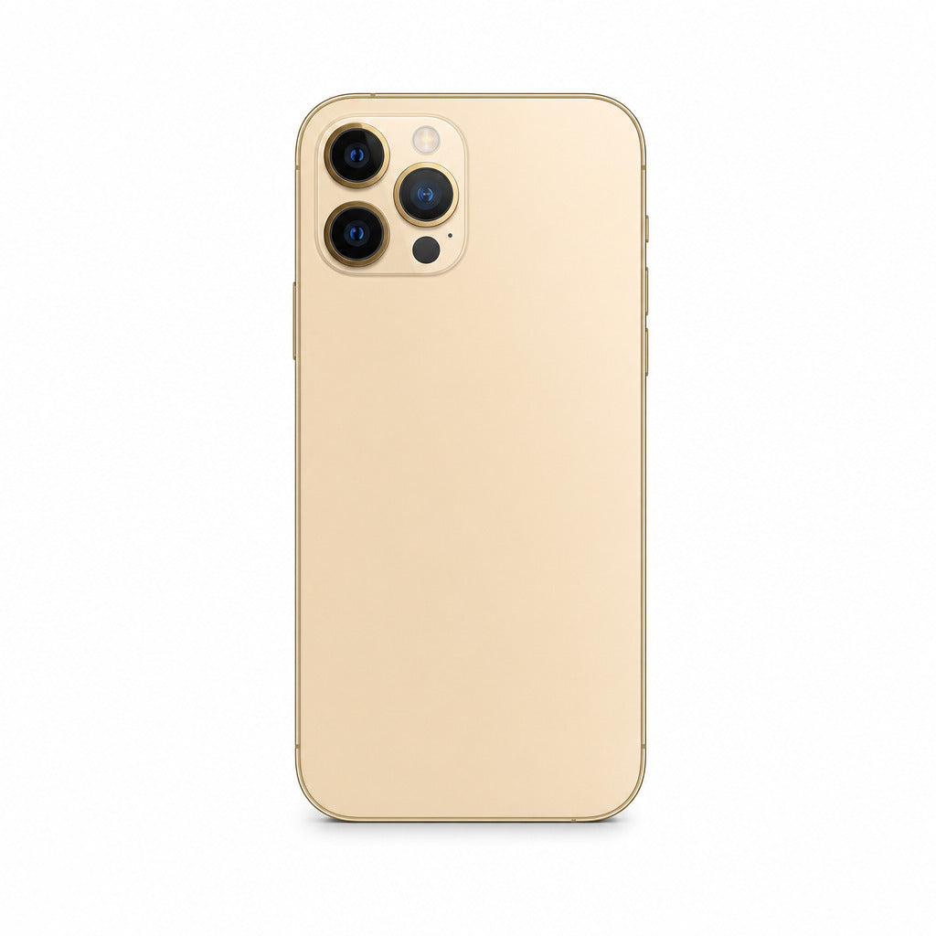 Handyhülle für iPhone 12 Pro Max in Gold – minimalistisches ZOARA Case aus der Schweiz