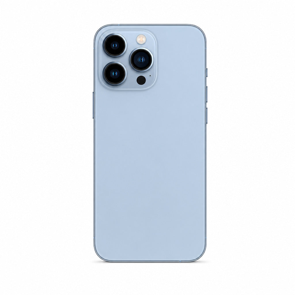 Handyhülle für iPhone 13 Pro in Sierra Blue – minimalistisches ZOARA Case aus der Schweiz