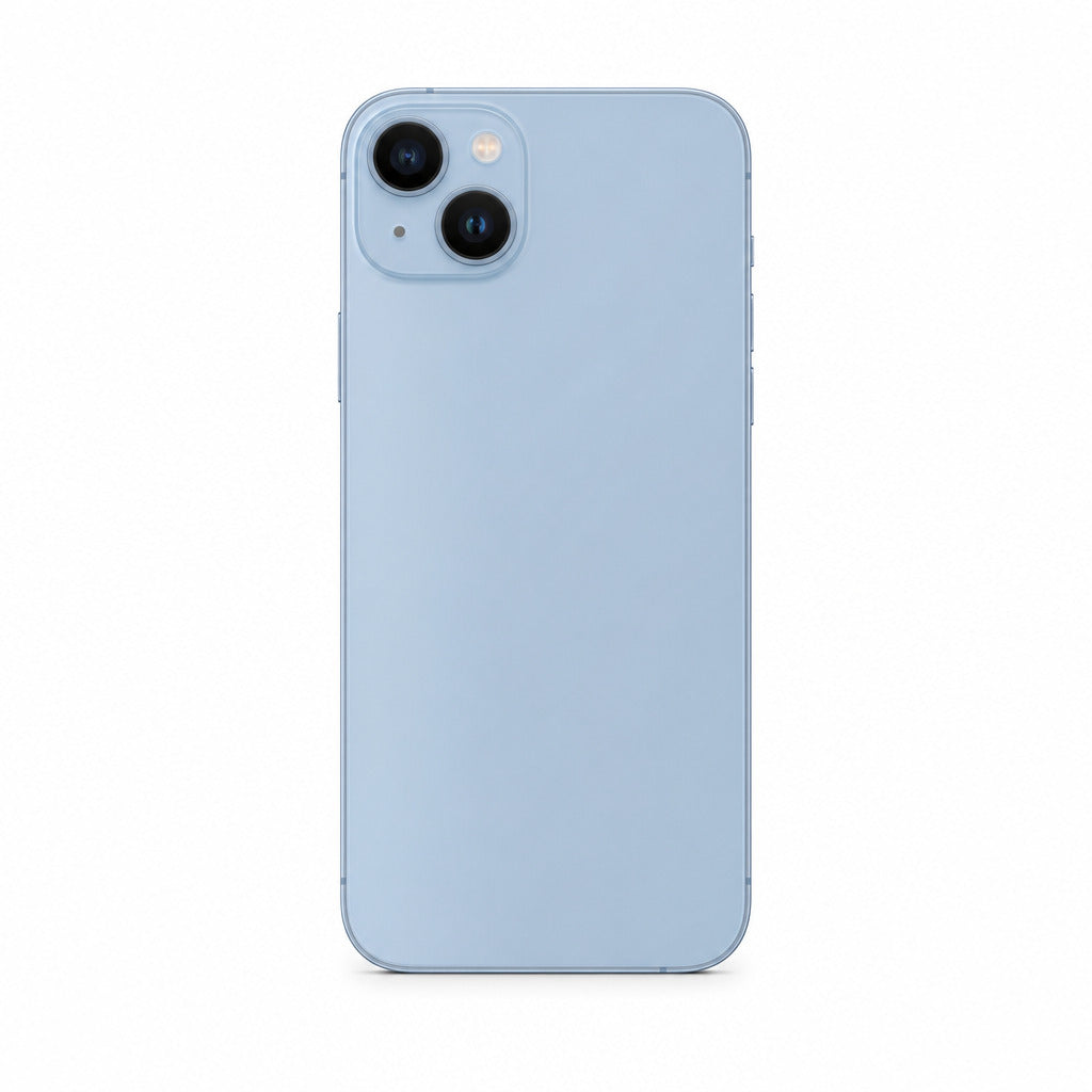 Handyhülle für iPhone 14 Plus in Blue – minimalistisches ZOARA Case aus der Schweiz