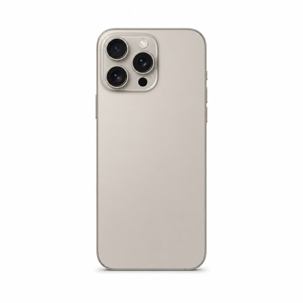 Cover für iPhone 16 Pro Max in Natural Titanium – minimalistische Hülle von ZOARA aus der Schweiz