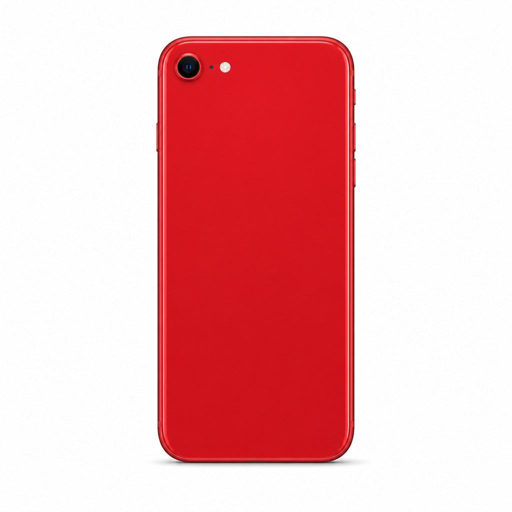 Handyhülle für iPhone SE (2020) in Red – minimalistisches ZOARA Case aus der Schweiz