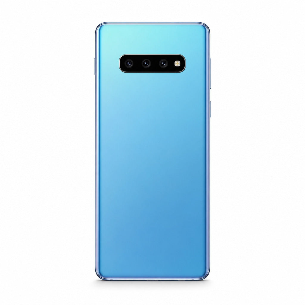 Cover für Samsung Galaxy S10 in Prism Blue – minimalistische Hülle von ZOARA aus der Schweiz