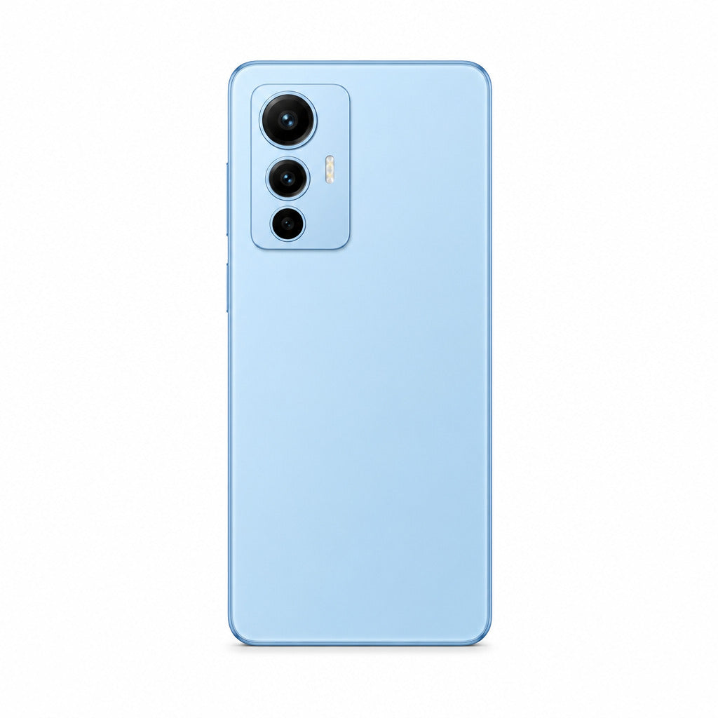 Handyhülle für Xiaomi Redmi Note 12 Pro Plus in Sky Blue – minimalistisches ZOARA Case aus der Schweiz