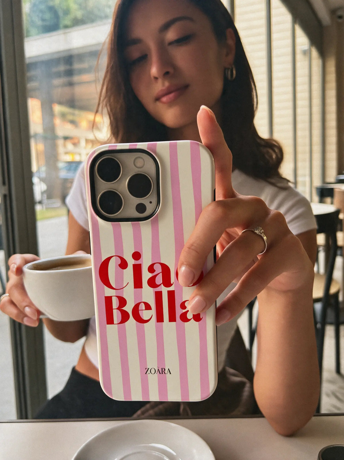 Ciao Bella Case – Statement Handyhülle in Rosa