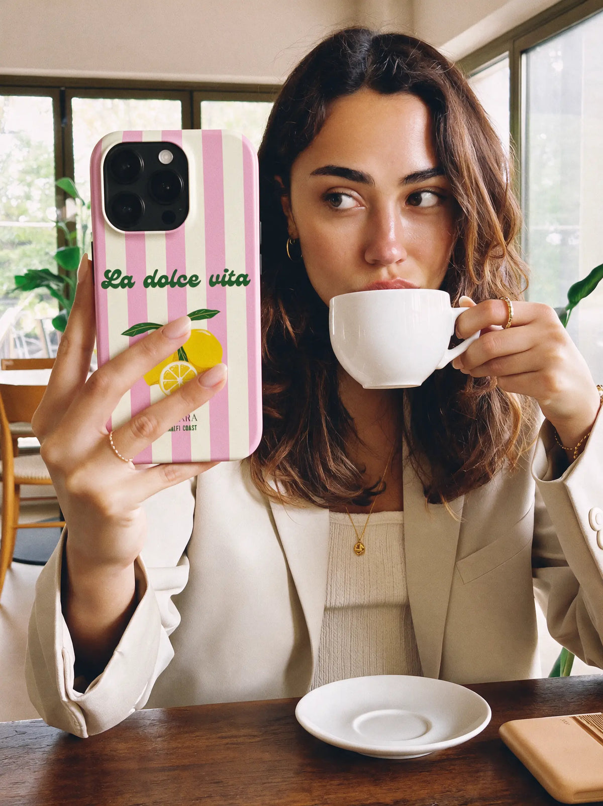 Pink Lemonade Case – Früchte Handyhülle in Rosa